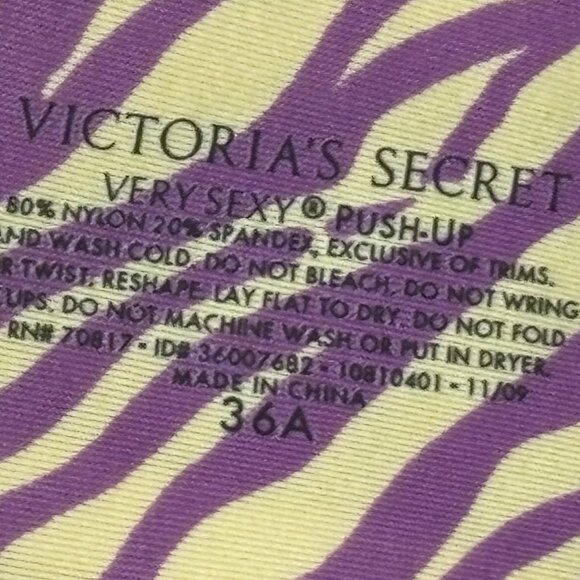 NWOT Victoria's Secret Very Sexy Push-Up Bra, size 36A - Picture 4 of 6